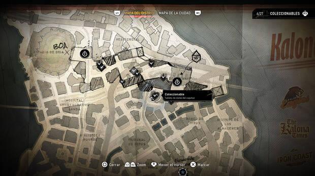 Gears of War: E-Day - Localizacin en el mapa del coleccionable del acto 2 Tablet dati del caposquadra
