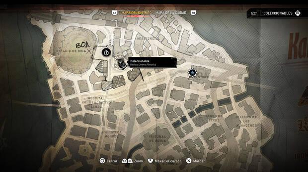 Gears of War: E-Day - Localizacin en el mapa del coleccionable del acto 2 Revista Cinema Filmatica