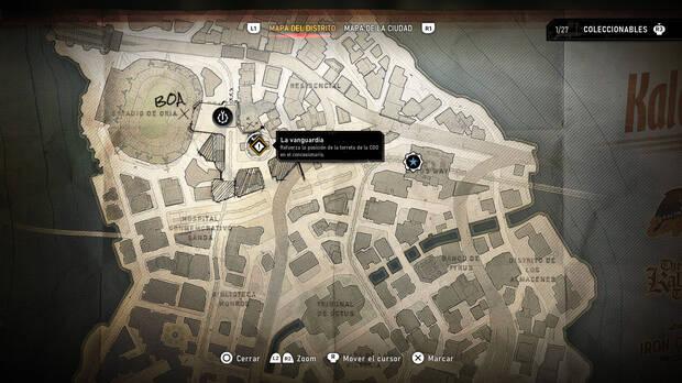Gears of War: E-Day – Localizzazione sulla mappa dell'obiettivo secondario La avanguardia dell'Atto 2