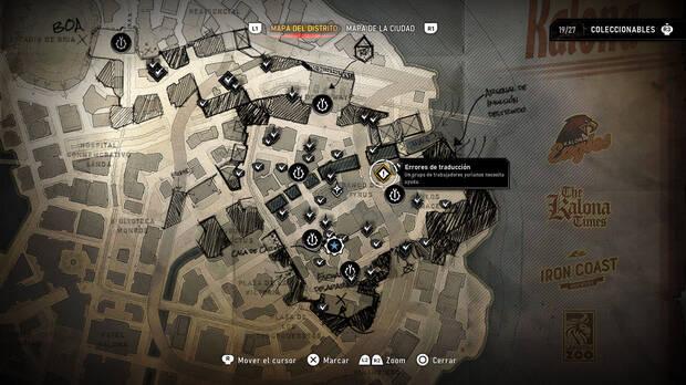 Gears of War: E‑Day – Posizione sulla mappa dell'obiettivo secondario ‘Errori di traduzione’ (Atto 2)
