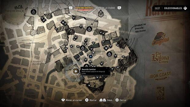 Gears of War: E‑Day – Posizione sulla mappa dell'obiettivo secondario ‘Riunione familiare’ (Atto 2)
