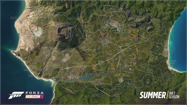 Mapa de Forza Horizon 5