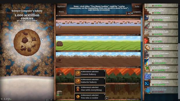 Cookie Clicker llega a Steam el 1 de septiembre