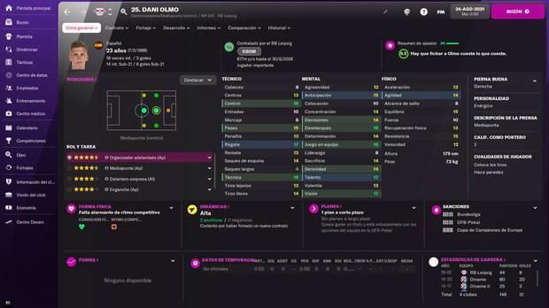 Podemos pasar horas revisando posibles fichajes, jugadores juveniles que pueden ser promesas o estrellas en ciernes. La cantidad de datos es abrumadora.