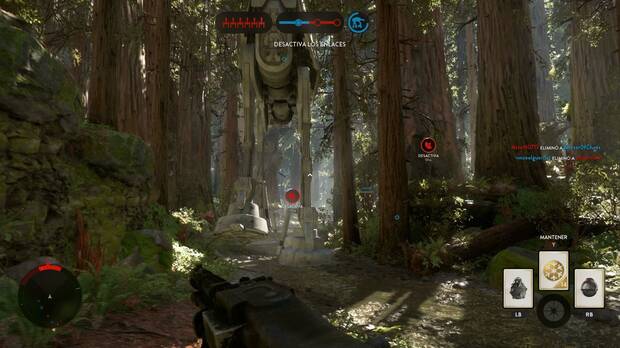 El mapa de Endor es simplemente espectacular.