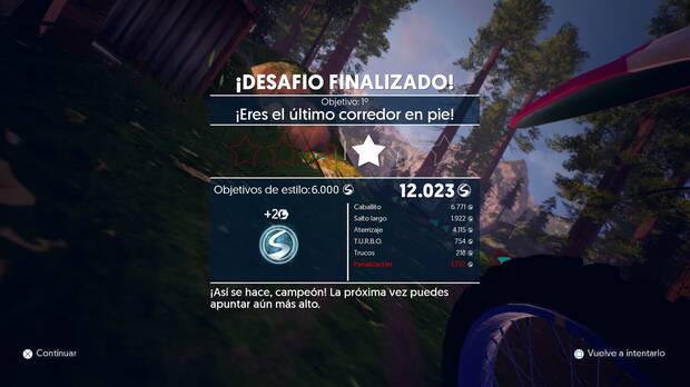 Al final de cada carrera obtendremos puntos según nuestro estilo de pilotaje.
