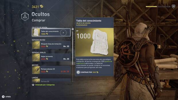 As se encuentra la tienda de objetos legendarios en AC Origins Imagen 4