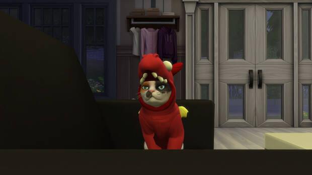 En el creador de Sims podemos elegir una raza predefinida y despu�s a�adir manchas sueltas o patrones en el pelaje, y tambi�n hay distintas prendas que dar�n un aire diferente a nuestro animal.