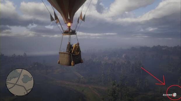 Red Dead Redemption 2 - Ícaro y sus amigos: medidor de altitud