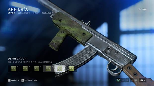 La modificación estética de las armas incluye una gran variedad de diseños.