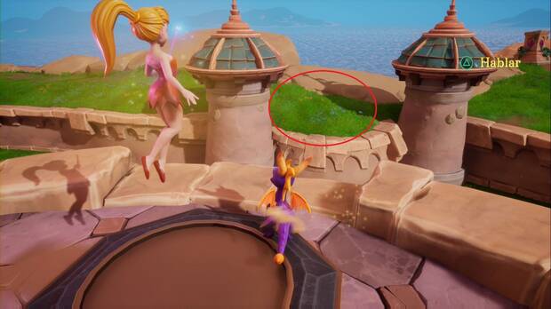 Spyro the Dragon - Colina de piedra: Terreno elevado