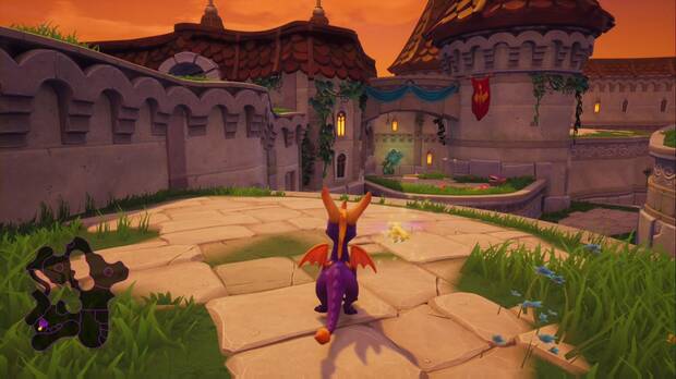 Spyro the Dragon - Plaza mayor: dragón Devlin