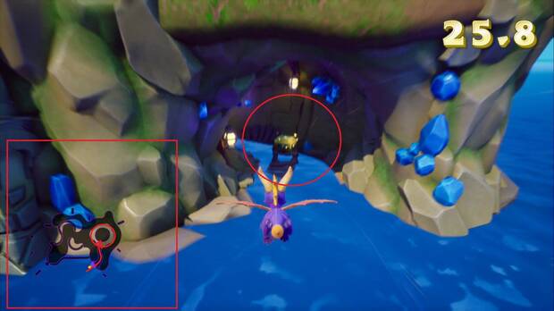 Spyro the dragon: Vuelo Soleado: cofres