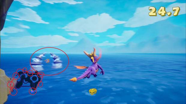 Spyro the dragon: Vuelo Soleado - Arcos