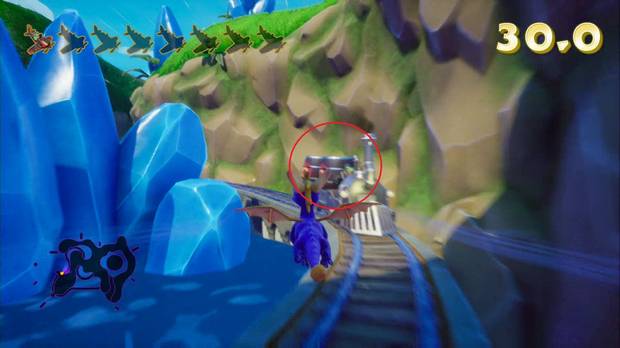Spyro the Dragon : Vuelo Soleado - Barriles