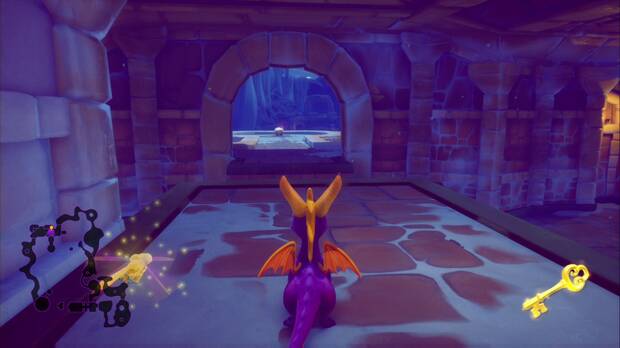 Spyro the dragon - Cueva de Hielo: cofre cerrado