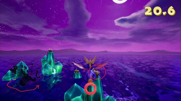 Spyro the dragon - Vuelo nocturno: cofres