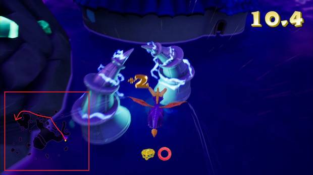 Spyro the dragon - Vuelo nocturno: Arcos