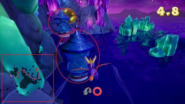 Spyro the dragon - Vuelo nocturno: Luces