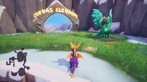 Spyro the dragon - Tierra de los hechiceros: estatua de Zantor