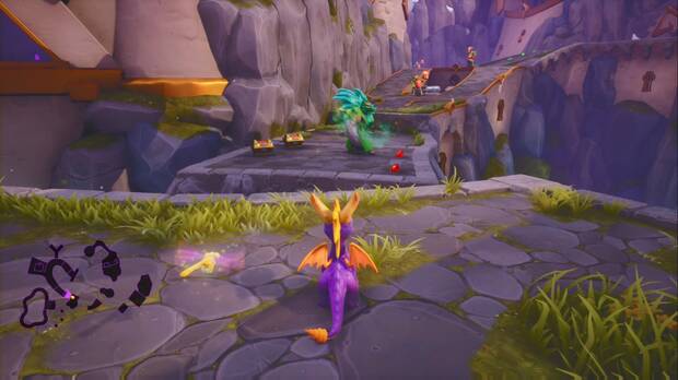 Spyro the dragon - Cresta alpina: estatua de Eldrid