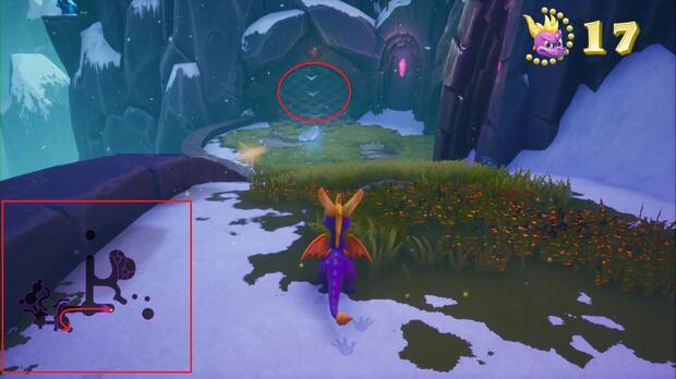 Spyro the dragon - Cumbre de los brujos: gemas ocultas