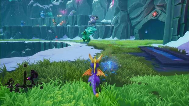Spyro the dragon - Cumbre de los brujos: estatua de Hexus