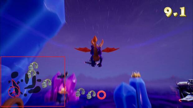 Spyro the dragon - Vuelo de cristal: Aviones