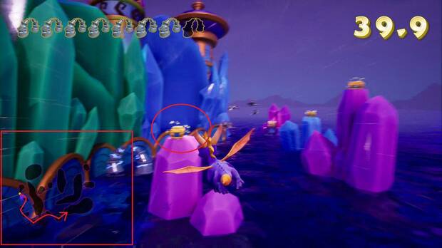 Spyro the dragon - Vuelo de cristal: Cofres