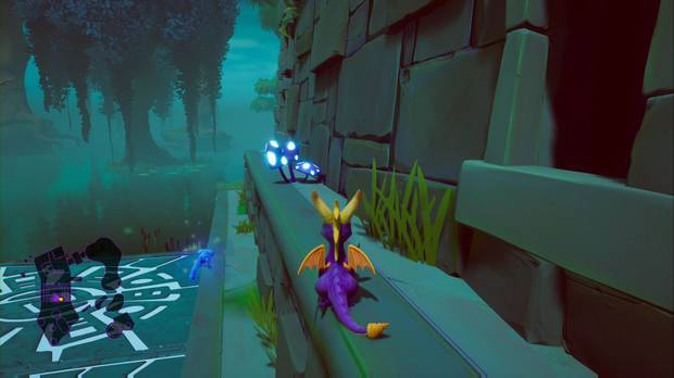 Spyro the dragon - Tierra de los creadores de bestias: setas luminosas