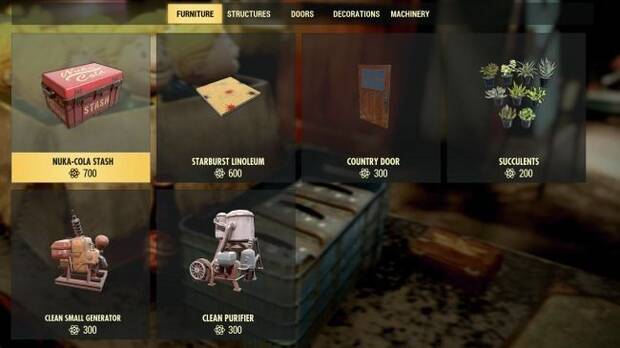 Estos son los artículos que podremos comprar con los Átomos de Fallout 76 Imagen 6