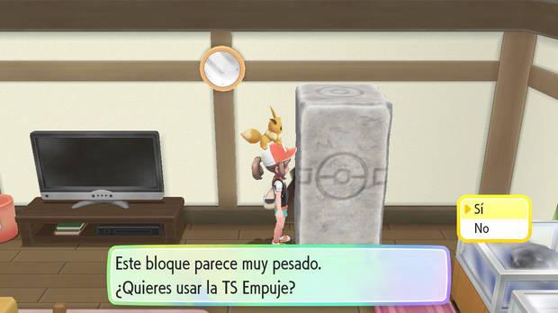 Empuje - Técnicas secretas - Pokémon Let's Go