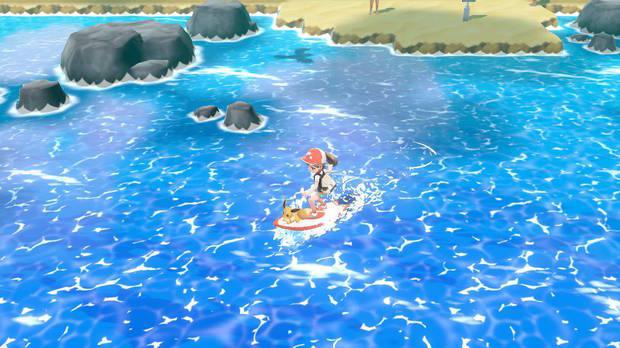 Surcaaguas - Técnicas secretas - Pokémon Let's Go