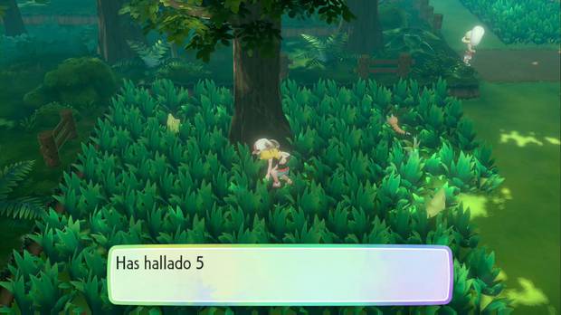 Pokémon let's go - Bosque verde: objetos