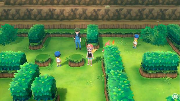 Pokémon Let's Go - Ruta 25: entrenadores Pokémon