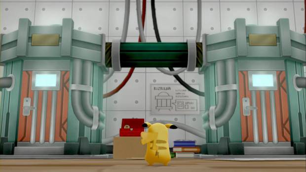 Pokémon Let's Go - Ruta 25: máquina de teletransporte