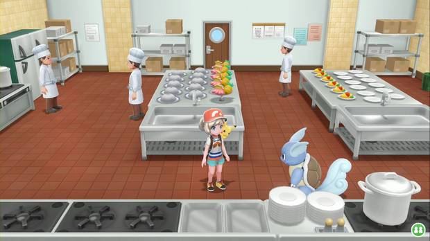 Pokémon Let's Go - SS Anne: cocinas
