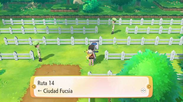 Pokémon Let's Go - Ruta 14: punto de inicio