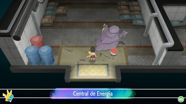 Pokémon Let's Go - Central de energía: entrada