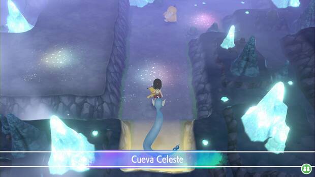 Pokémon Let's Go - Cueva Celeste: entrada
