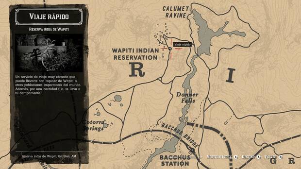 Viaje rápido en Red Dead Online