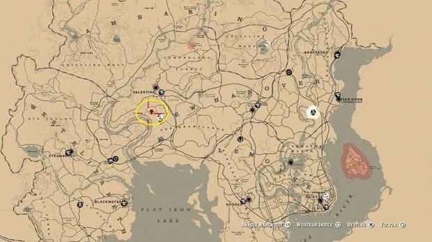 ORO Y DINERO MASIVO/NUEVO MAPA DEL TESORO *Henningan's Stead (norte)*/RED  DEAD REDEMPTION 2 ONLINE 