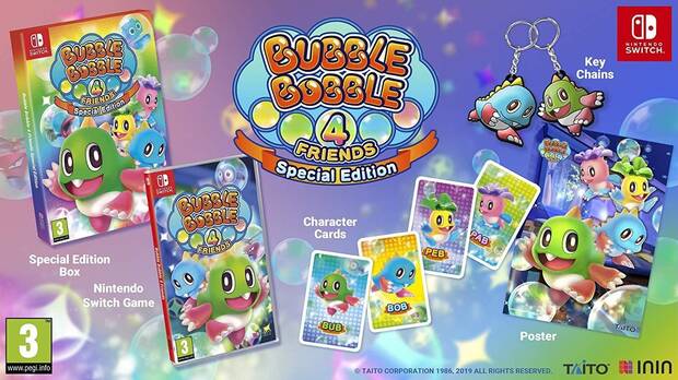 Bubble Bobble 4 Friends para Nintendo Switch se presenta en Espaa Imagen 3