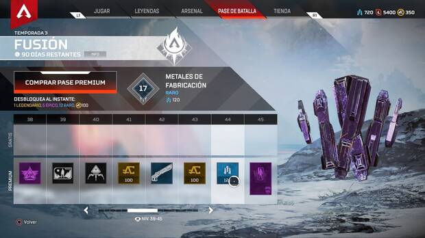 Apex Legends métodos para conseguir Metales de fabricación