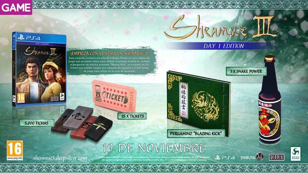 GAME presenta sus incentivos por la compra de Shenmue 3 Imagen 3