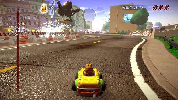 T�cnicamente el juego es muy flojo y a lo b�sico que se muestran personajes y escenarios se une una sensaci�n de velocidad poco conseguida.