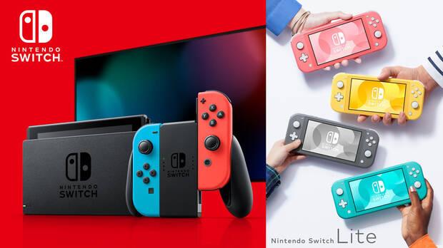 Familia Nintendo Switch, la consola ms vendida de la semana en Japn.