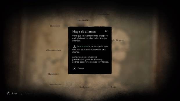 El mapa de alianzas al 100% en Assassin's Creed Valhalla 02