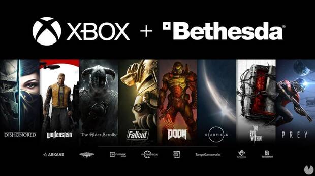 Imagen de la adquisicin de Bethesda por parte de Xbox.