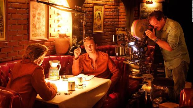 Tarantino filmando con cámaras Panavision